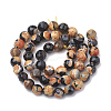 Natural Fire Crackle Agate Beads Strands G-S335-01H-2