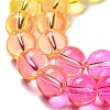 Dyed & Heated Synthetic Quartz Beads Strands G-P502-01C-05-4