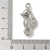 Anti-Tarnish 304 Stainless Steel Pendants STAS-Q334-43P-3