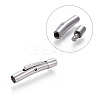 Tarnish Resistant 304 Stainless Steel Bayonet Clasps STAS-E473-01A-P-3