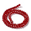 Baking Paint Imitation Jade Glass Bead Strands LS-DGLA-A034-J10mm-A29-5