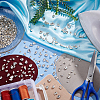 600Pcs 6 Style Glass Rhinestone Cabochons GGLA-HY0001-03-5