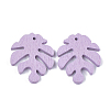Painted Poplar Wood Pendants LS-WOOD-S045-067H-2