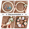 Unfinished Wood Circles DIY-WH0043-05B-4