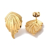 Wing Ion Plating(IP) 304 Stainless Steel Stud Earrings for Women EJEW-L287-005G-2