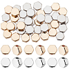 50Pcs 2 Colors Brass Beads KK-BBC0016-51-1