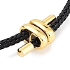 Braided Steel Wire Bracelets Making BJEW-H610-02G-07-2