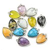 Natural & Synthetic Mixed Gemstone Faceted Pendants G-M431-06P-A-1