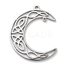 Anti-Tarnish 304 Stainless Steel Pendants STAS-U030-07P-1