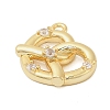 Brass Micro Pave Cubic Zirconia Pendants LS-KK-I380-07G-2