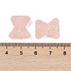 Frosted Transparent Acrylic Beads OACR-P029-20B-02-4