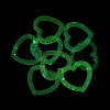 Luminous UV Plating Opaque Acrylic Beads OACR-Q204-27-4