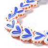 Heart Handmade Lampwork Beads Strands LAMP-G150-01A-4