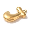 Ion Plating(IP) 304 Stainless Steel Pendants STAS-M017-08G-10-2