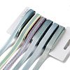 18 Yards 6 Styles Polyester Ribbon SRIB-Q022-F13-1