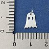 925 Sterling Silver Halloween Ghost Charms STER-NH0001-75S-3