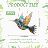 Acrylic Bird Hanging Suncatchers HJEW-WH20021-02B-2