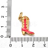 304 Stainless Steel Enamel Pendants STAS-I331-27G-4