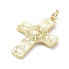 Rack Plating Eco-Friendly Brass Pendants KK-Z036-03G-2