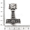 316 Surgical Stainless Steel Pendants STAS-Z073-04AS-3