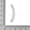 304 Stainless Steel Curved Tube Beads LS-STAS-M071-03E-P-4