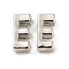 Platinum Plated Alloy Beads PALLOY-CJC0001-64P-E-1