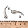 304 Stainless Steel Teardrop Stud Earrings LS-EJEW-F398-05P-3