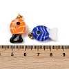 Handmade Lampwork Pendants X1-LAMP-A007-01G-02-3