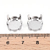 201 Stainless Steel Sew on Prong Settings STAS-T032-01-12mm-P-3