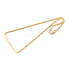 304 Stainless Steel Rope Chain Necklaces NJEW-J032-20G-2