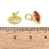 Brass Micro Pave Cubic Zirconia Pendants KK-L264-04G-3