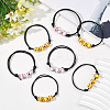 20Pcs 2 Colors Sport Theme Acrylic Beaded Bracelets for Men Women BJEW-SP0001-22-5
