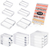 20Pcs 3 Style Transparent Acrylic Bases FIND-PH0007-03-7