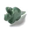 Natural Green Aventurine Carved Healing Rhinoceros Figurines DJEW-P016-01B-2