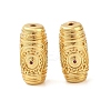 Brass Micro Pave Cubic Zirconia Beads KK-K384-01G-1