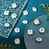 32Pcs 4 Style Rack Plating Alloy Enamel Pendants FIND-FH0004-13-4