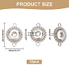 Alloy & Brass Connector Charms FIND-WH0110-342-2