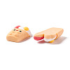 Opaque Resin Cabochons RESI-H140-06-3