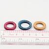 Dyed Wood Jewelry Findings Coconut Linking Rings COCO-O006C-M-3