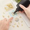 60Pcs 5 Style Easter Theme Rabbit Alloy Small Handmade Cabochons FIND-OC0001-50-3