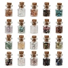 51.5G 20 Styles Natural Gemstone Chips Beads G-YW0002-32-1