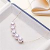 Pearlized Glass Pearl Round Beads HY-PH0001-8mm-007-1-4