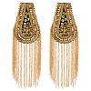 2Pcs Iron & Glass Epaulettes Costume Accessories DIY-FH0009-04A-1