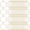200Pcs Brass Wine Glass Charm Rings KK-SP0001-31B-G-1