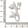 Anti-Tarnish 304 Stainless Steel Pendants STAS-R131-13P-3