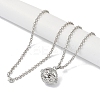 Brass Pendant Necklaces NJEW-G089-15E-P-2