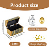 Alloy Pirate Treasure Prop  with Ingots Miniature Model DJEW-WH0028-034B-G-2
