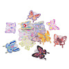 DIY Butterfly Dangle Earring Making Kit DIY-TA0006-34-2