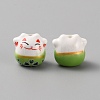 Handmade Porcelain Beads PORC-WH0006-02D-1
