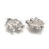 Tarnish Resistant 201 Stainless Steel Elephant Charms STAS-Q192-15-2
